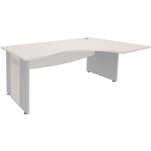Bureau AsymÃ©trique Pieds Panneaux Ã Droite 160 Cm T.2318