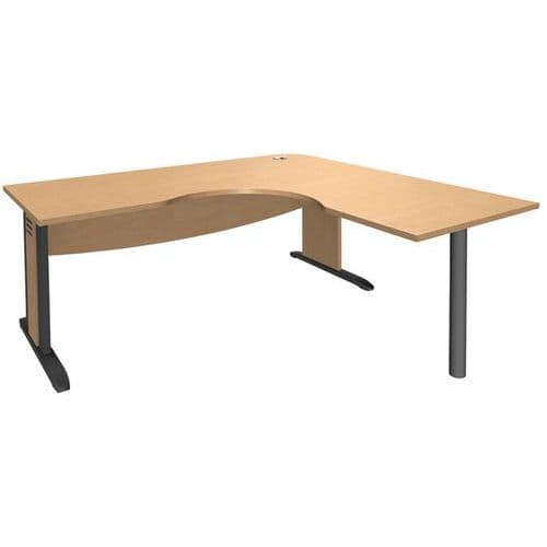 Bureau SymÃ©trique Pied Largeur 160 X 160 X 70cm T.1315