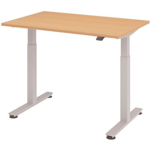 Bureau Droit Ãlectrique 120 X 80 Cm Hêtre