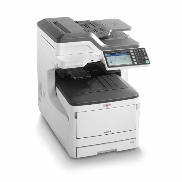 Photocopieur couleur professionnel A3, A4, OKI MC883 DN réseau recto verso automatique 1 magasin
